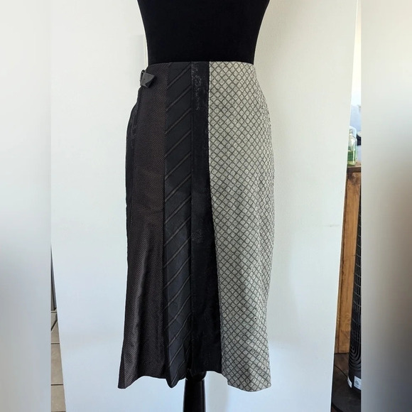 Kenzo Wool Wrap Skirt Buckle Closure Vintage Rare Size 36 - Picture 5 of 14